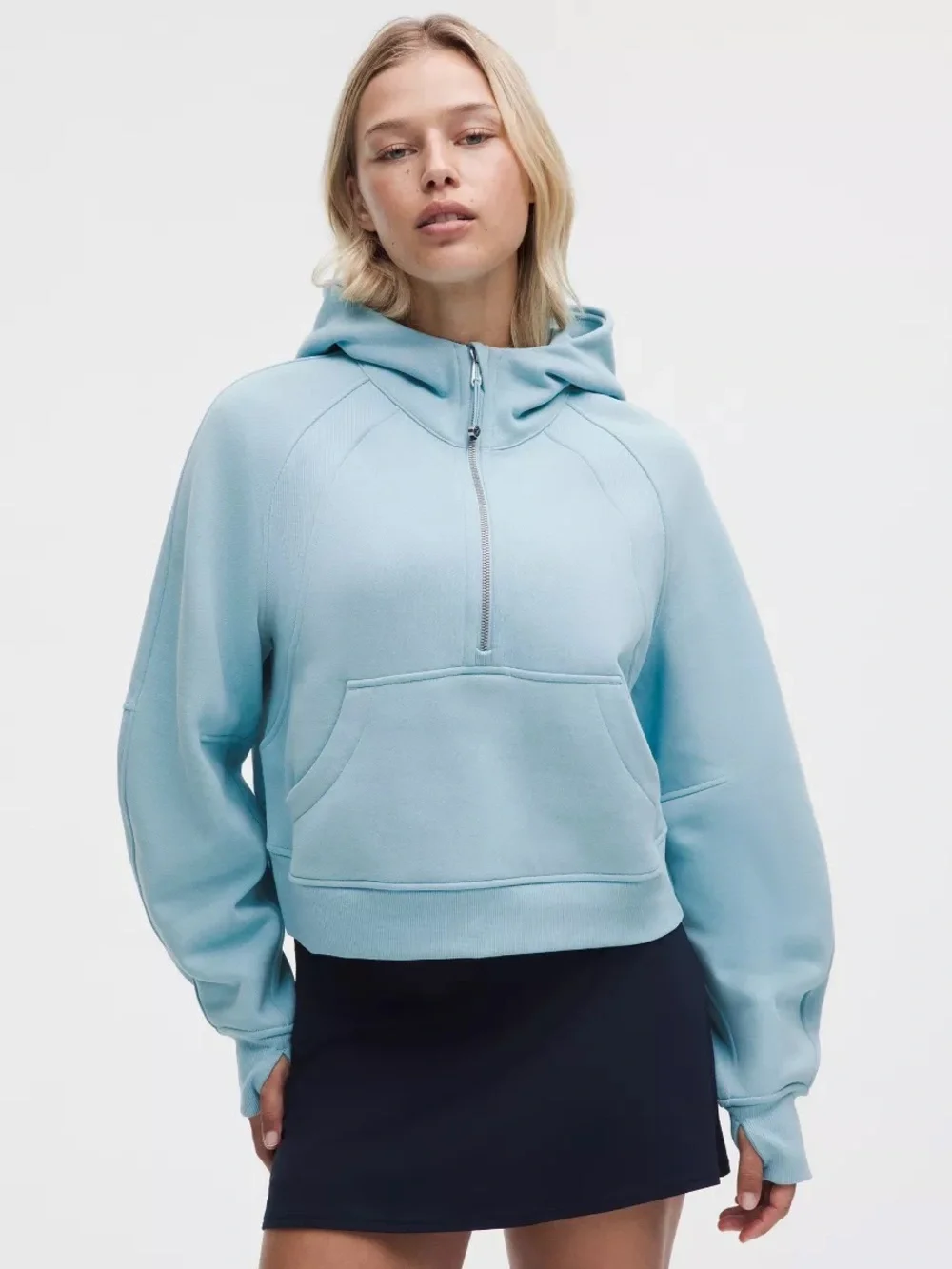 NWT Lululemon Scuba Oversized Half-Zip Hoodie - Seafoam | Size M/L